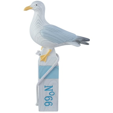 Wakauto Seagull Statue Mediterranean Style Resin Lifelike Seabird Model Photo Prop Nautical Beach Table Decor for Home Office Shop Wakauto Seagull Statue Mediterranean Style Resin Lifelike Seabird Model Photo Prop Nautical Beach Table Decor for Home Office Shop